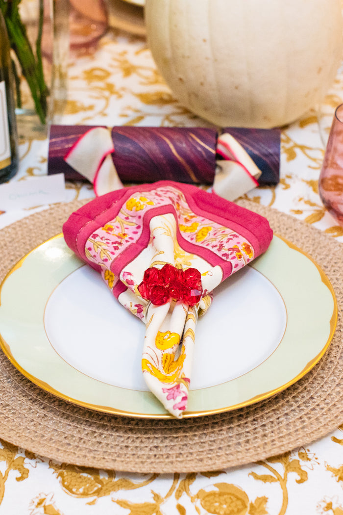 Papillon Napkins Rose (Set of 6)