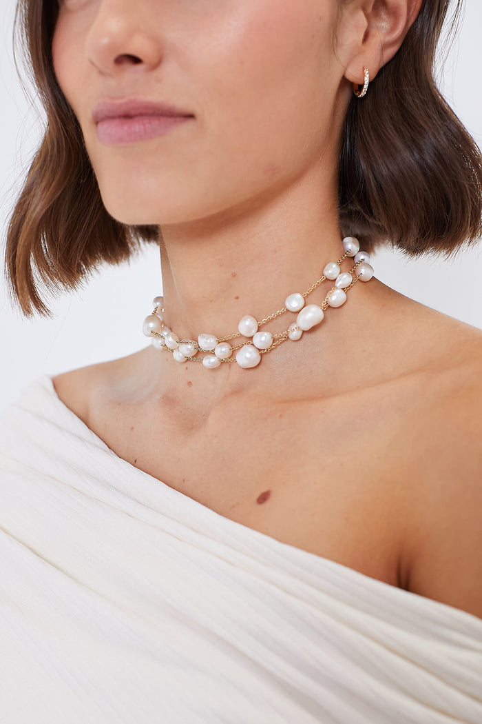 Pearl Nyala Choker