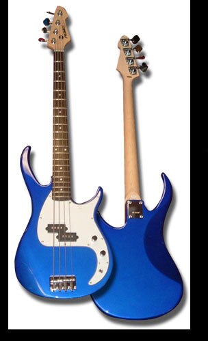 Peavey Milestone Gulfcoast Blue Bass Guitar - Audiofeen