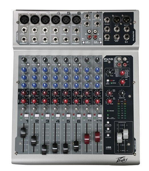 Peavey PV 10 Professional Mixing Console - Audiofeen