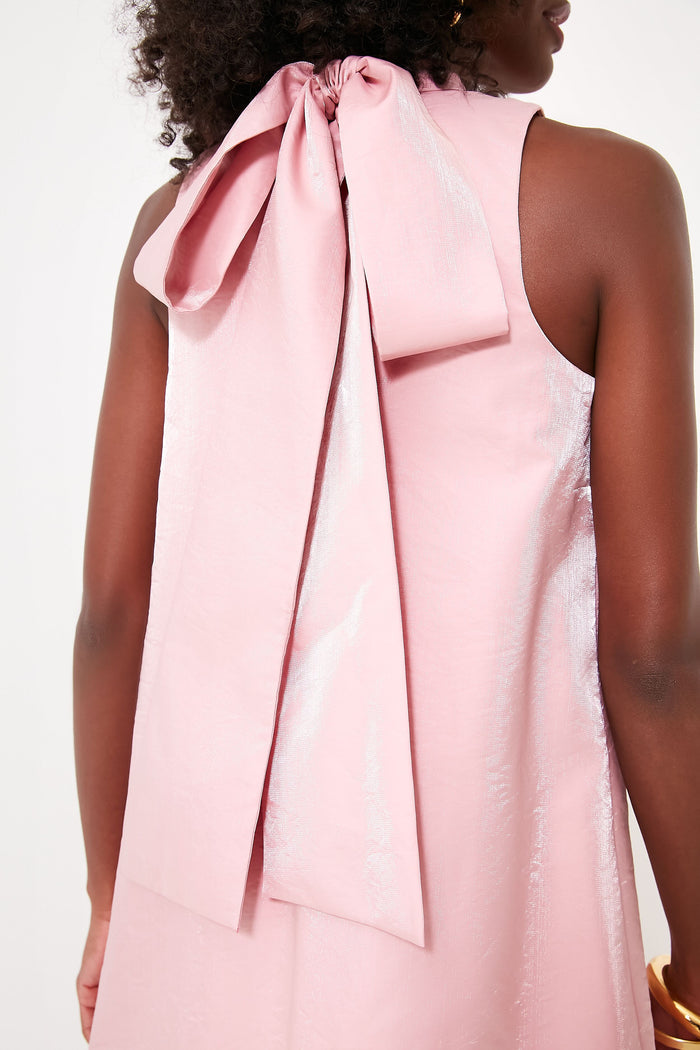Pink Bobbi Mini Dress with Bow
