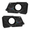Polaris RZR-XP 2014-2023 Rear Door Panels for 6.5" Speakers with Digital LED Lighting