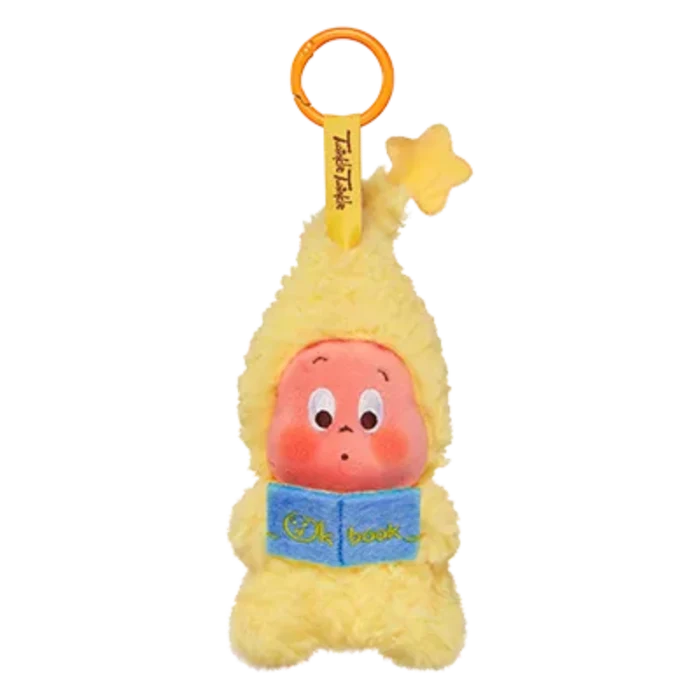 Pop Mart Twinkle Twinkle plush pendant — star rattle design, 7cm lanyard, 100% polyester
