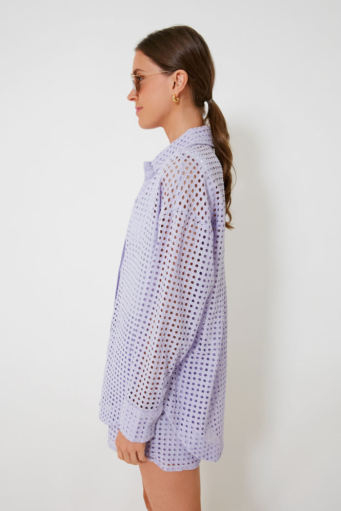 Purple Heather Poppy Top
