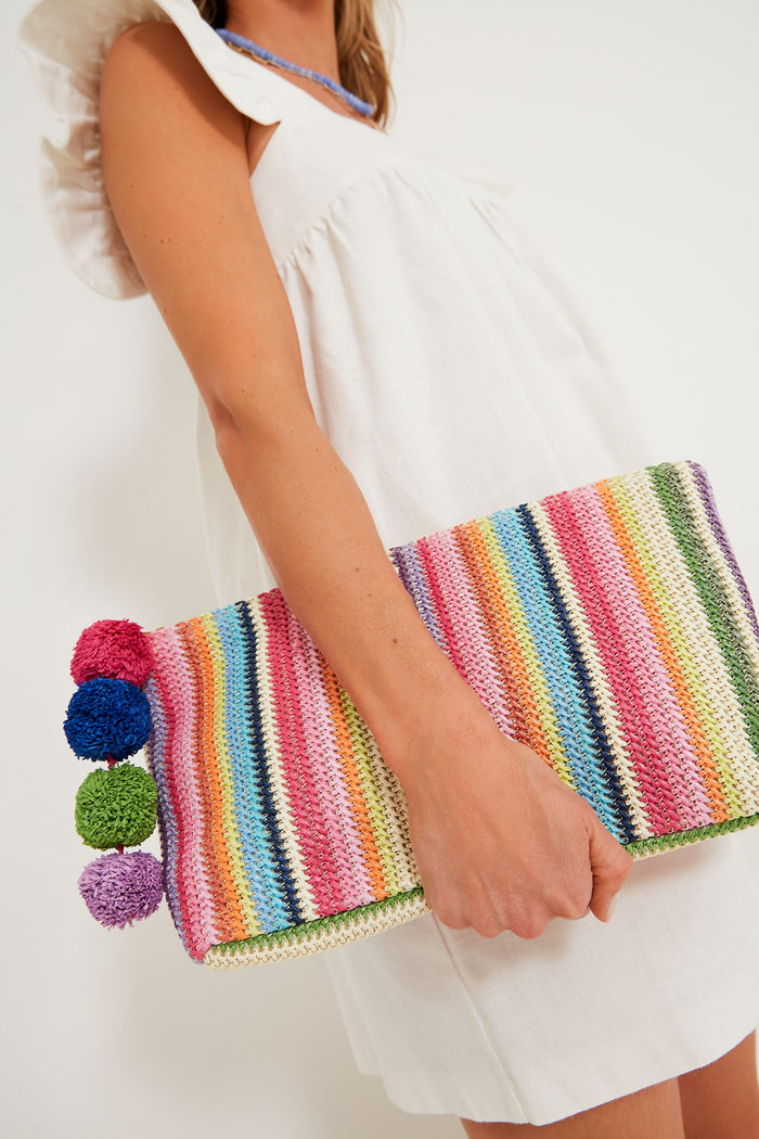 Rainbow Paloma Clutch