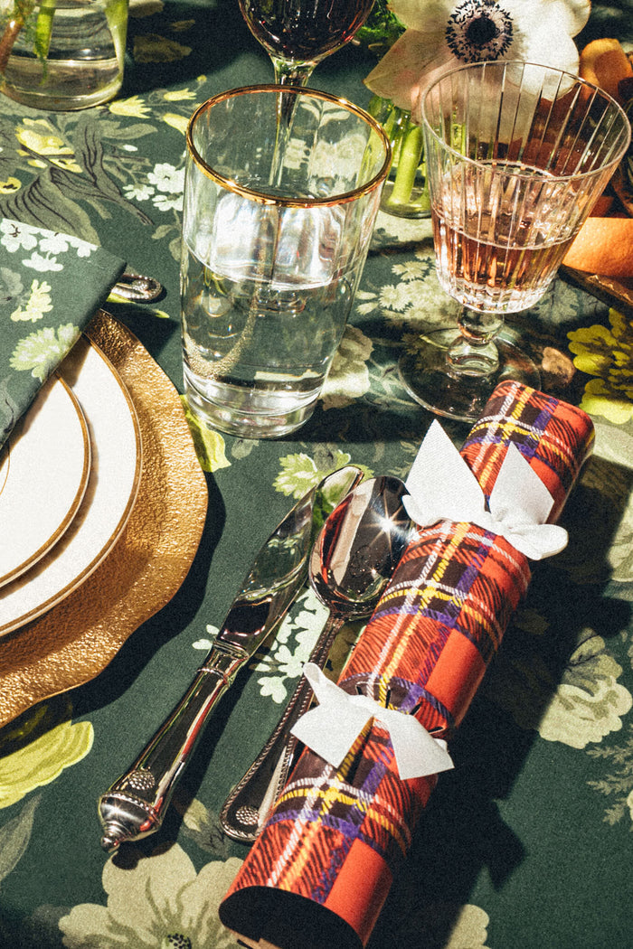 Red Plaid Poppers Set of 6