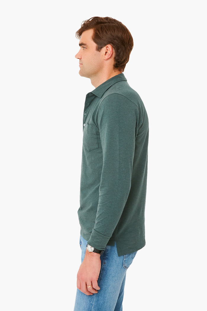 Rolling Rock Jack Long Sleeve Polo