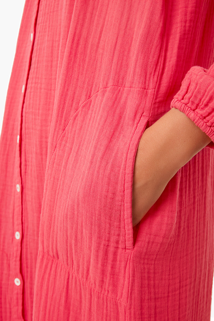 Rose Coral Irys Dress