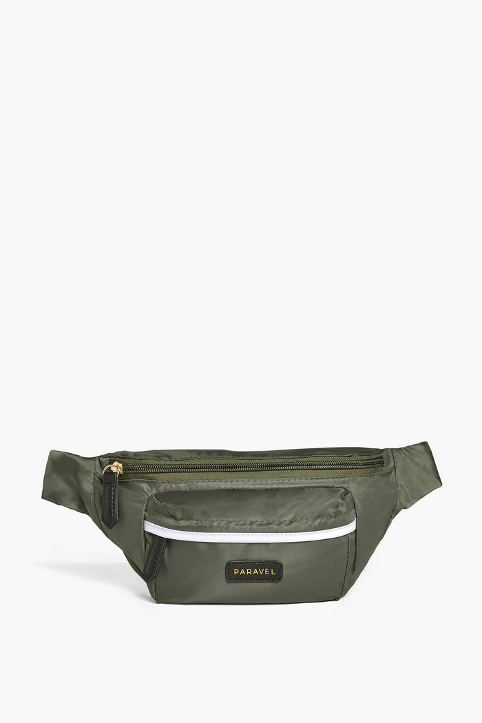 Safari Green Fold Up Belt Bag