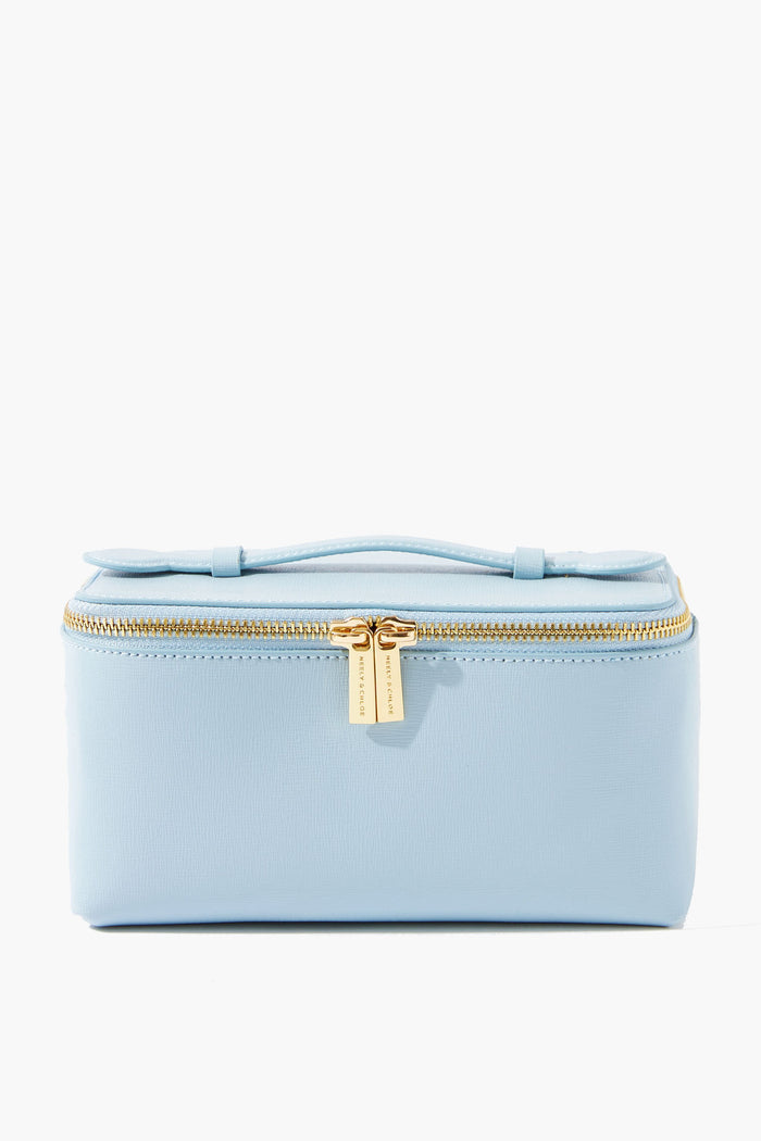 Saffiano Leather Small Vanity Case