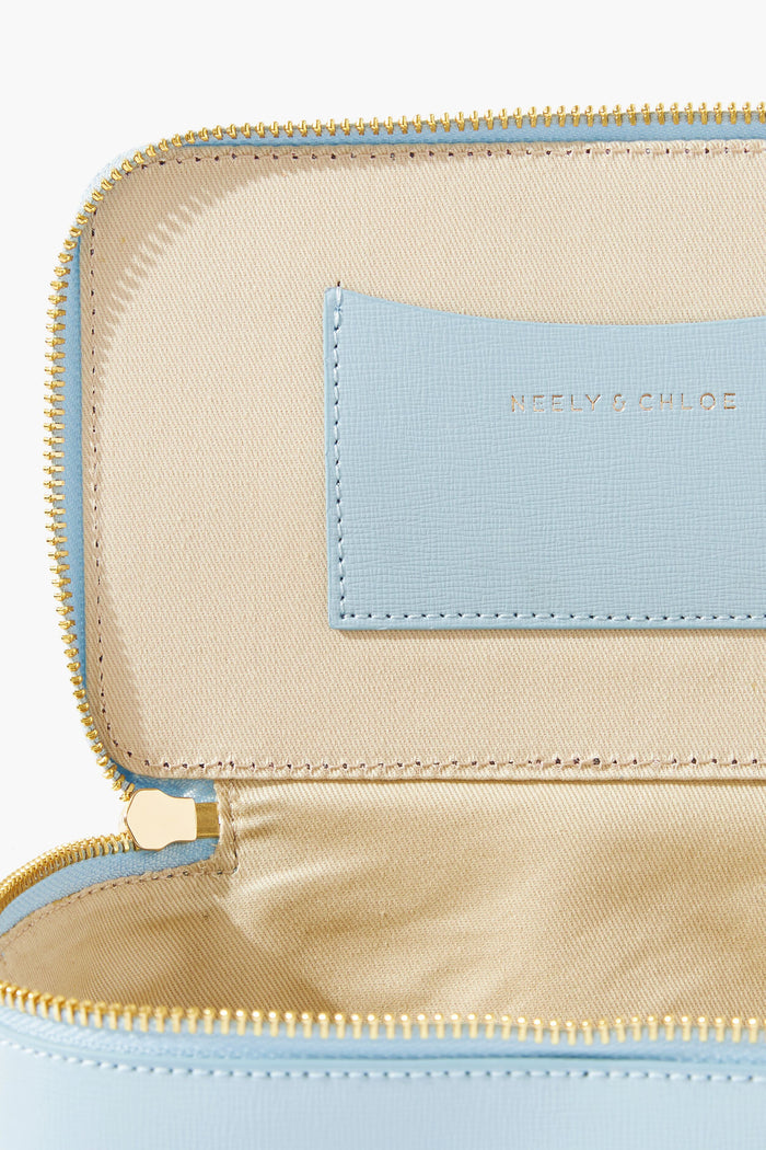 Saffiano Leather Small Vanity Case