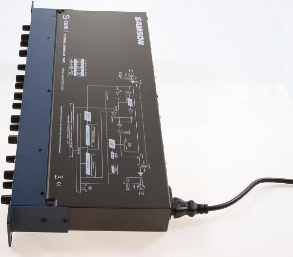 Samson S-com 4 Four Channel Compressor-Gate Dynamics Processor - Audiofeen