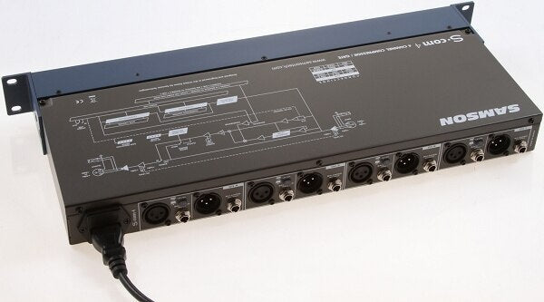 Samson S-com 4 Four Channel Compressor-Gate Dynamics Processor - Audiofeen
