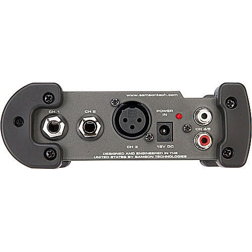 Samson S-Mix 5-Channel Mini Mixer - Audiofeen