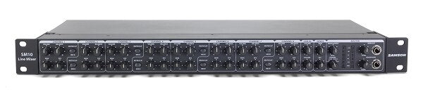 Samson SM10 Rackmount 10-Channel Line Mixer - Audiofeen