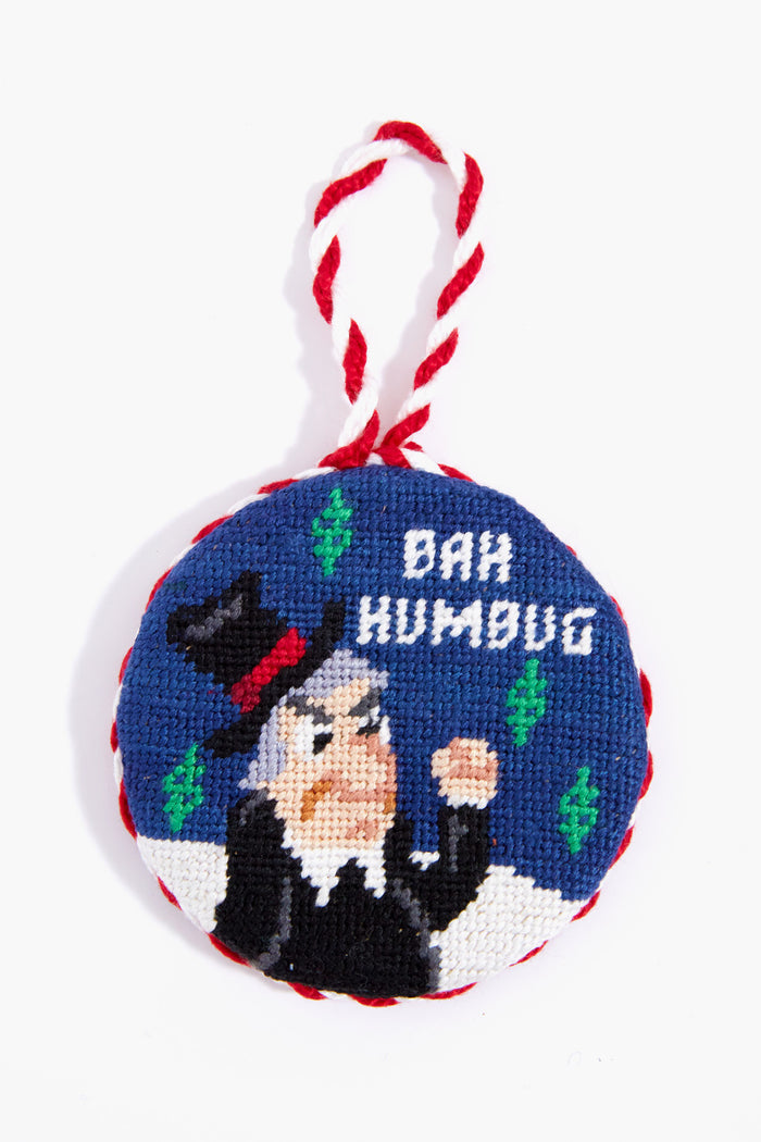 Scrooge Needlepoint Ornament