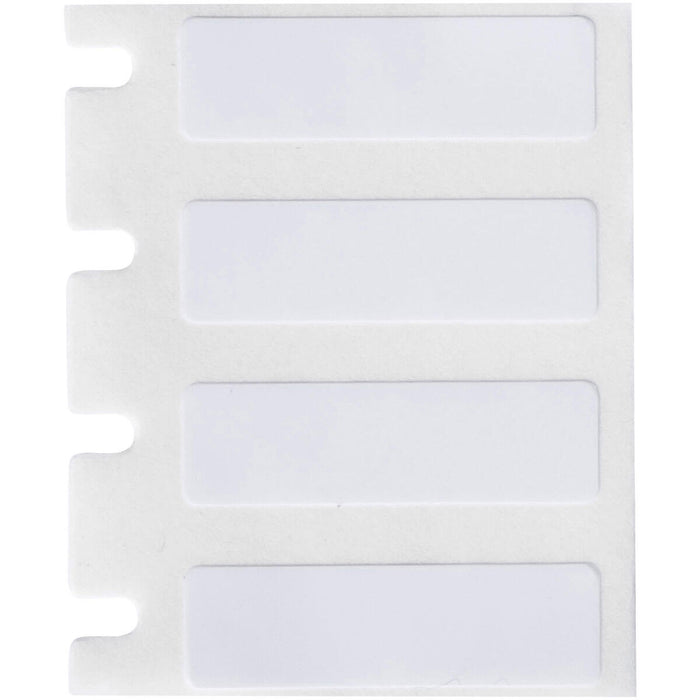 Self-Laminating Vinyl Wrap Around Wire and Cable Labels, All White, for M6 M7 Printers - 0.25" x 1.1"