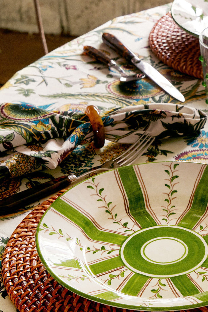 Sharp Floral Printed Napkins Set of 4