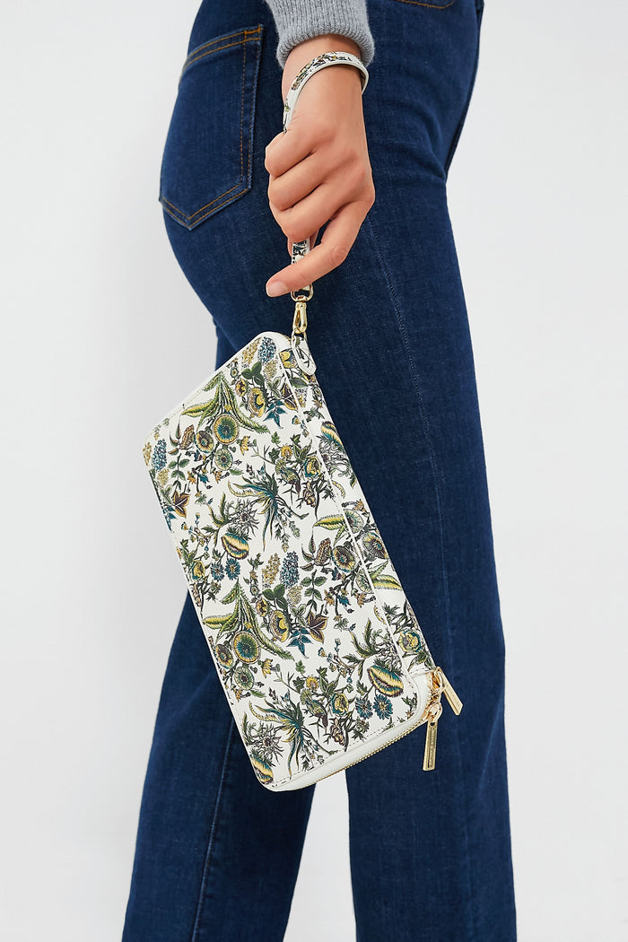 Sharp Floral Travel Wallet