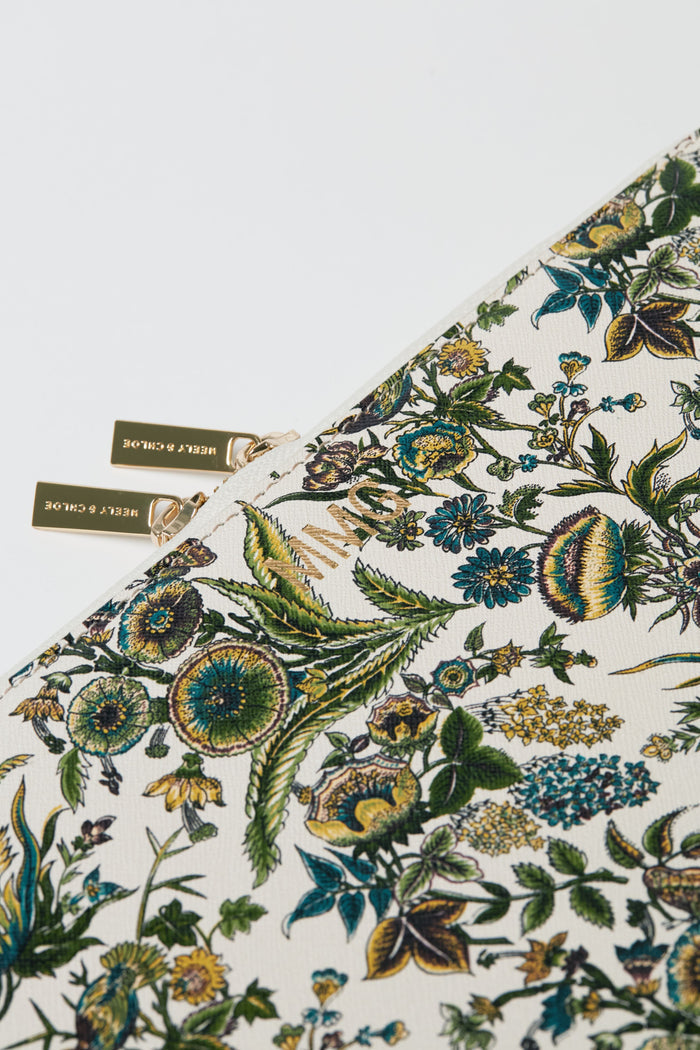 Sharp Floral Travel Wallet