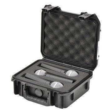SKB 3I-0907-MC3 Injection Molded case with foam for (3) Mics - Audiofeen