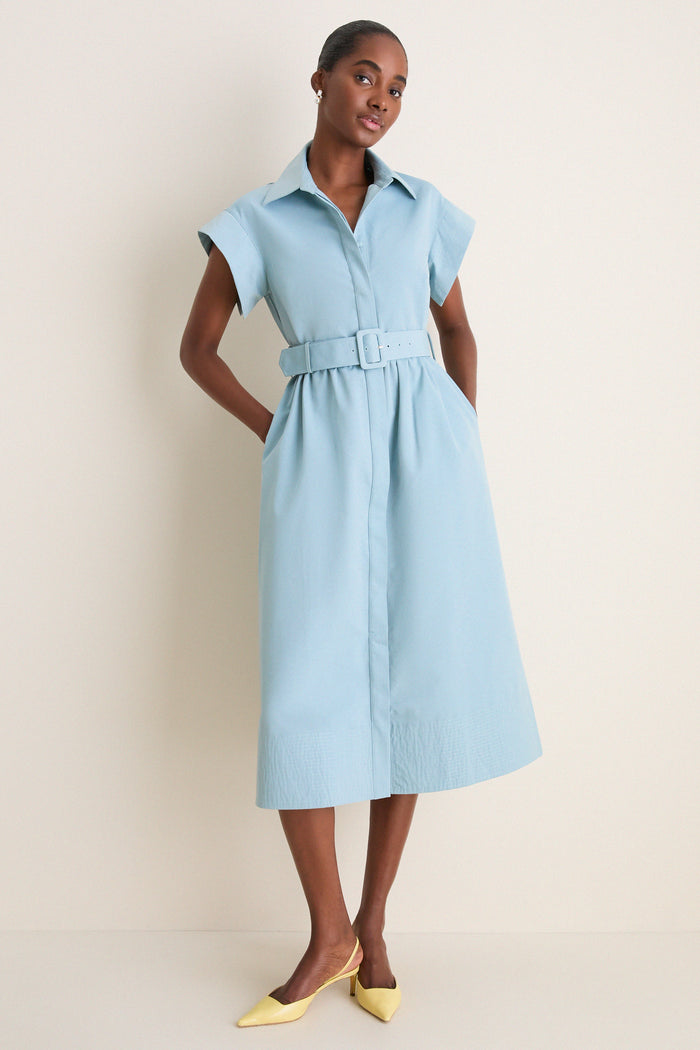 Slate Blue Chloe Dress