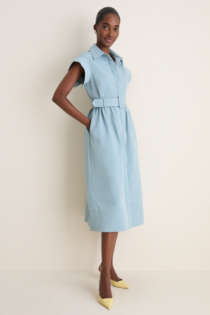 Slate Blue Chloe Dress