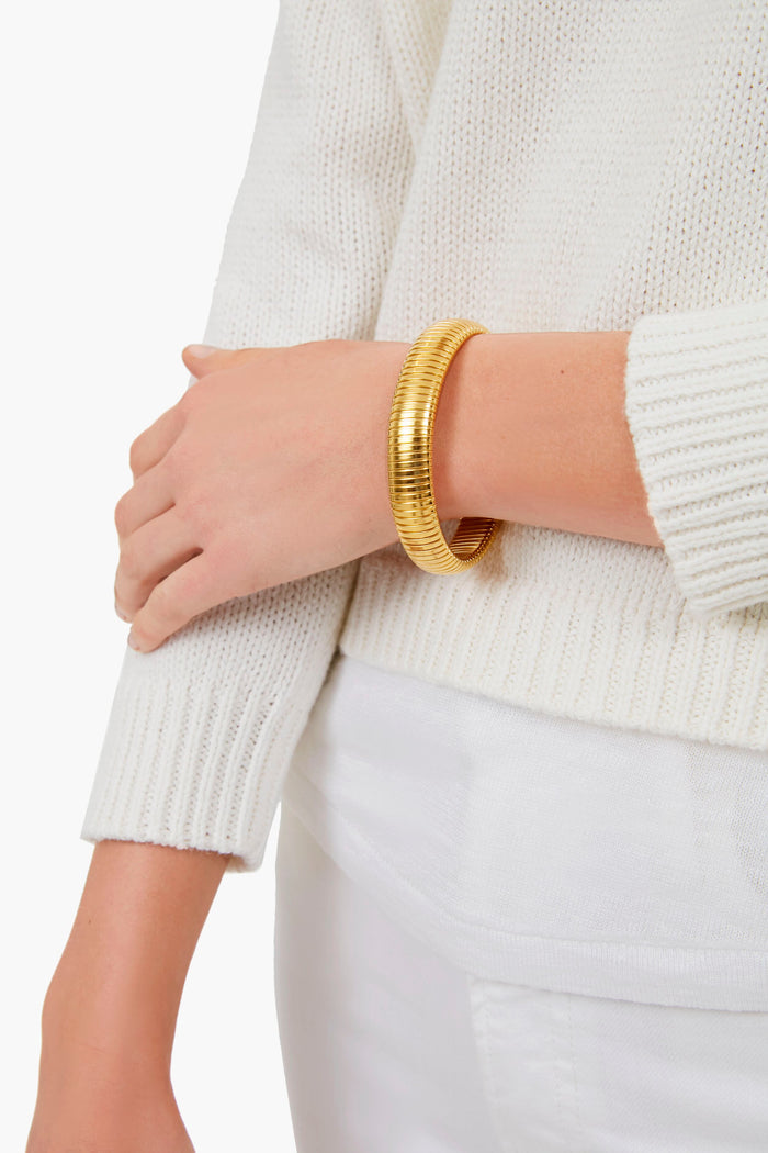 Small Gold Cobra Bracelet