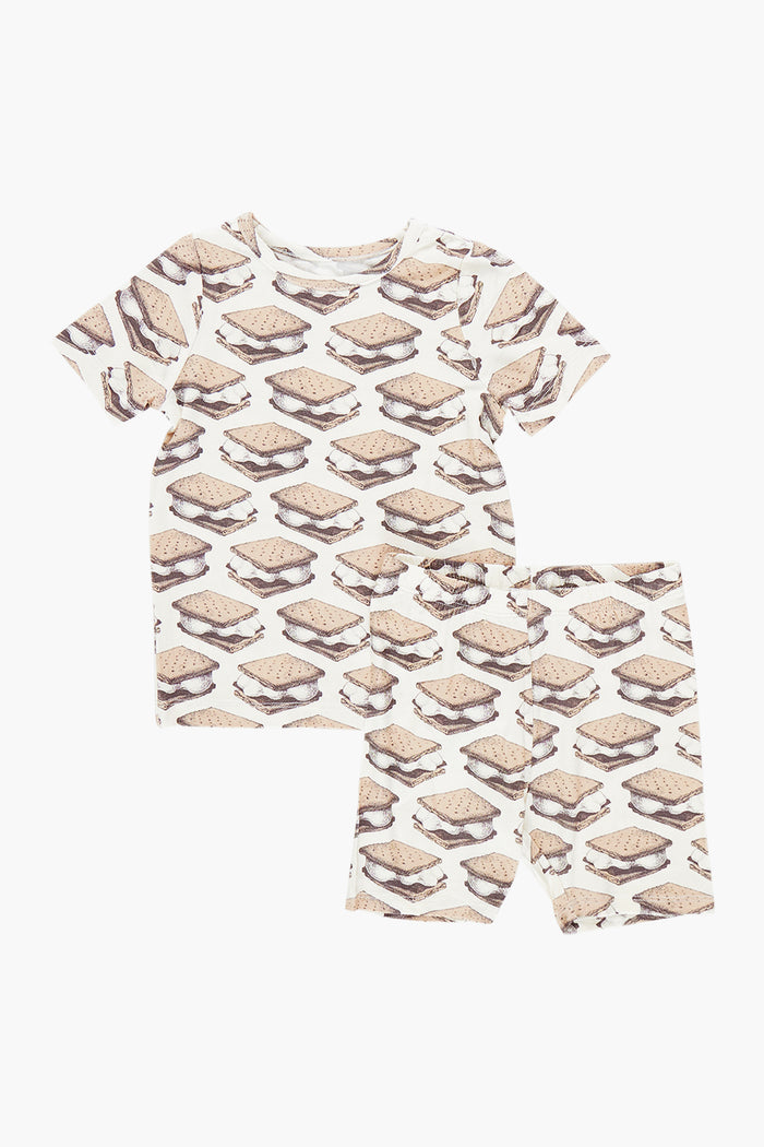 Smores Kids Bamboo Short Sleeve PJ Set