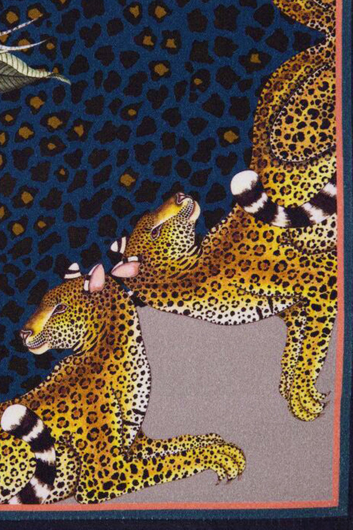 Starry Nights Leopard Lily Napkins Set Of 2