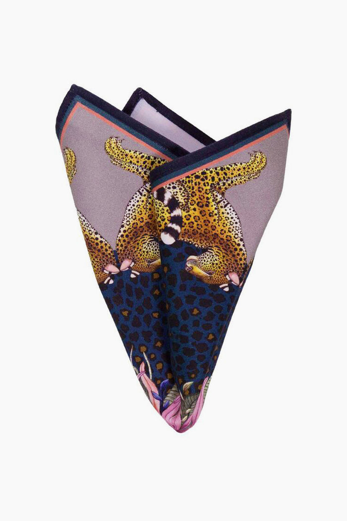 Starry Nights Leopard Lily Napkins Set Of 2