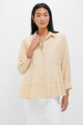 Tan Ashlen Blouse