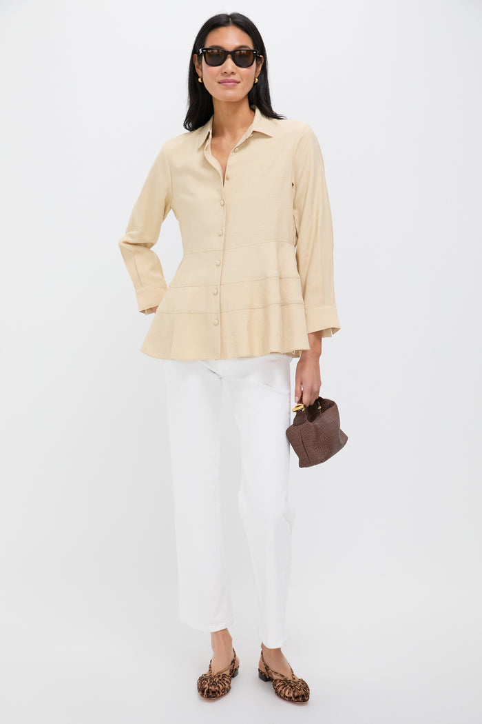 Tan Ashlen Blouse