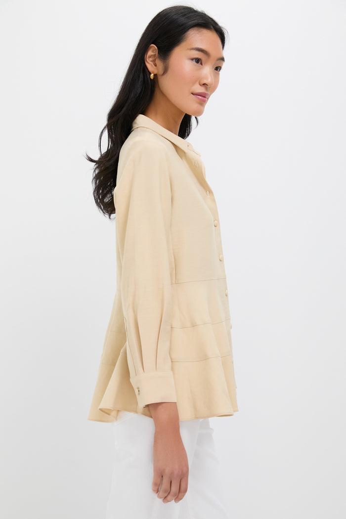 Tan Ashlen Blouse
