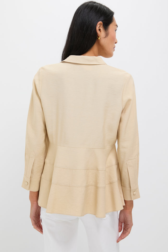 Tan Ashlen Blouse