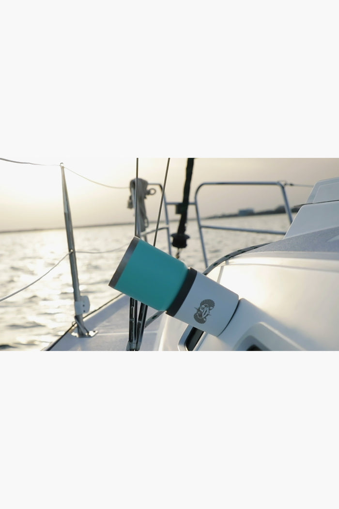 Teal Toadfish Anchor Non-tipping Cup Holder