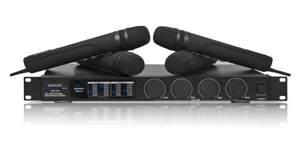 Technical Pro WM1401 Professional VHF Wireless Microphone System - Audiofeen