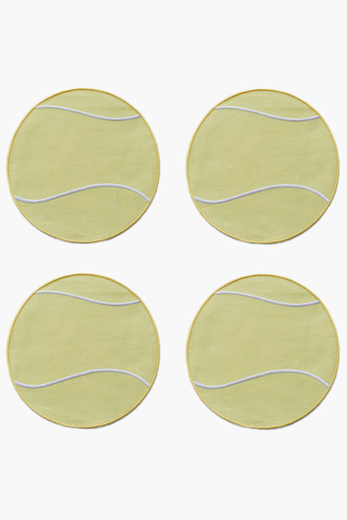 Tennis Ball Cocktail Napkins