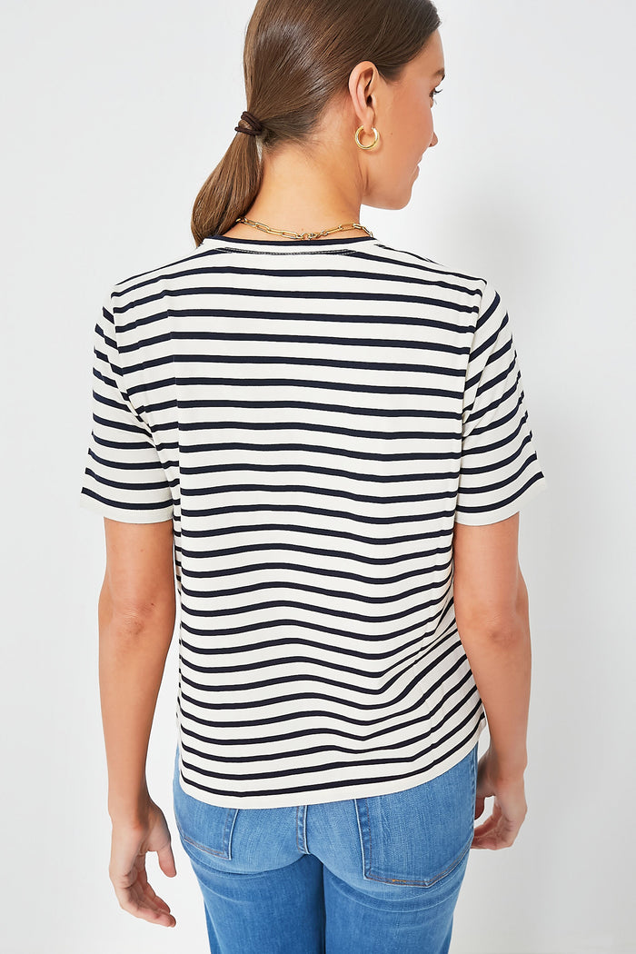 The Cream and Navy Modern