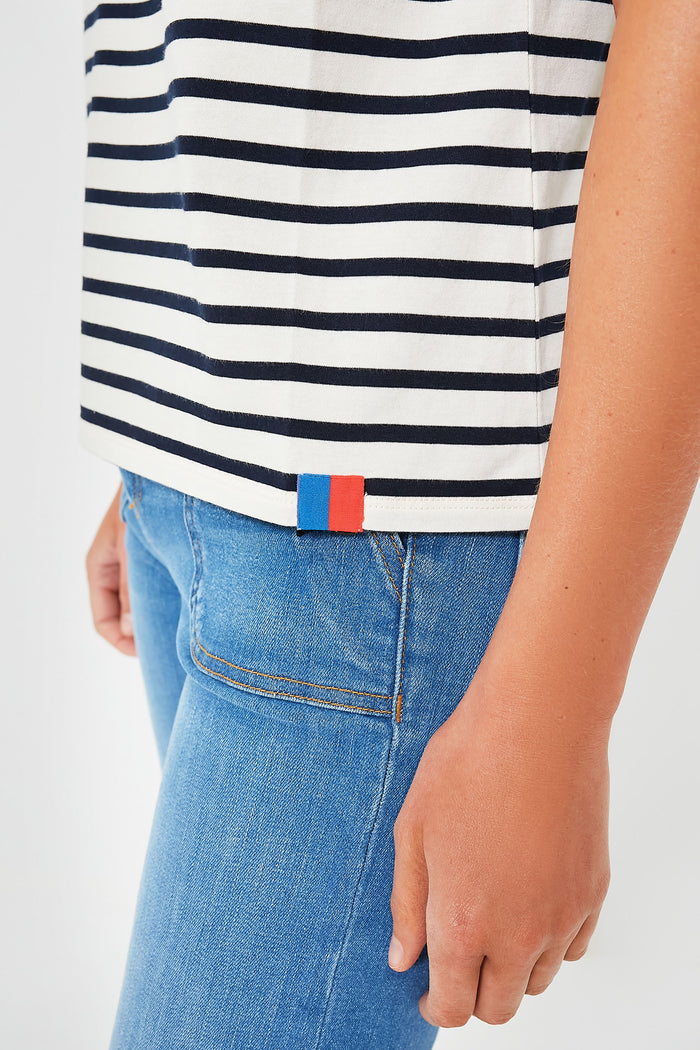 The Cream and Navy Modern