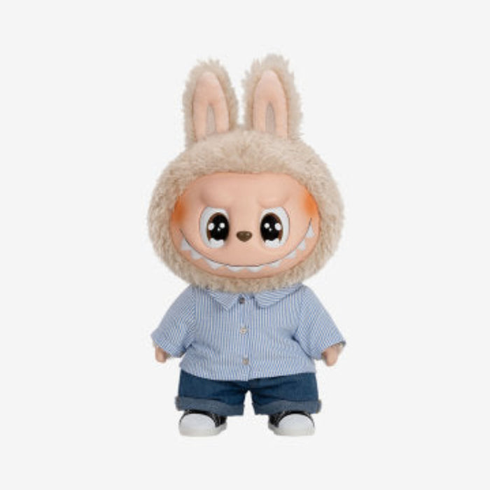 Pop Mart Labubu The Monsters Flip With Me vinyl plush doll — front view, 40cm collectible