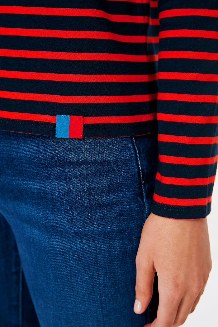 The Turtleneck Navy Poppy