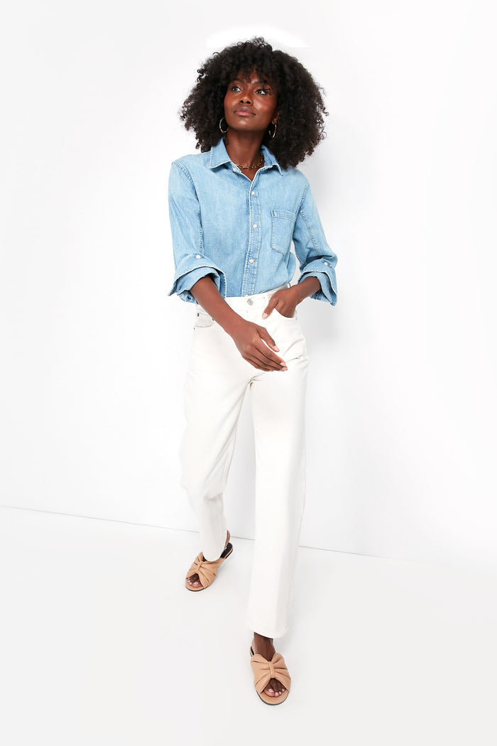 Tide Kayla Shrunken Denim Shirt
