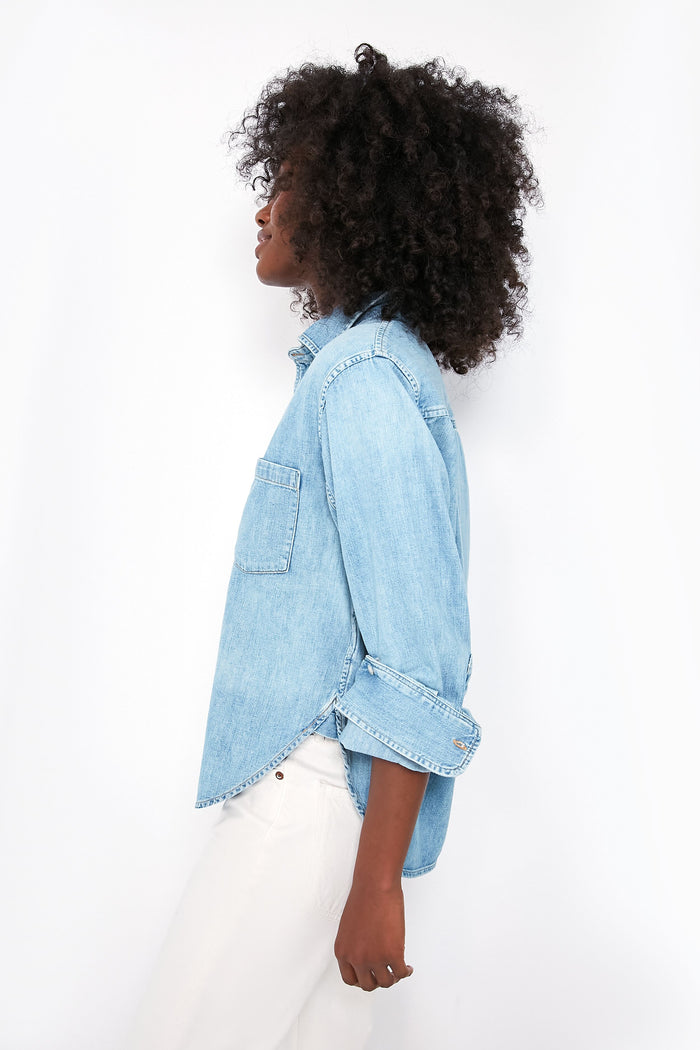 Tide Kayla Shrunken Denim Shirt