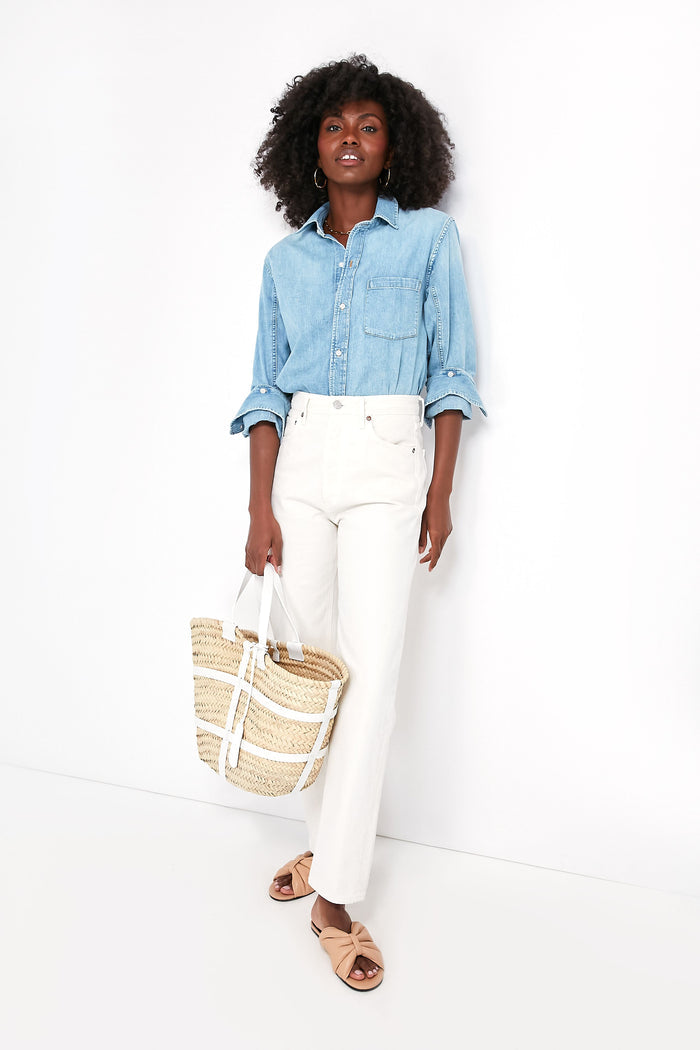 Tide Kayla Shrunken Denim Shirt
