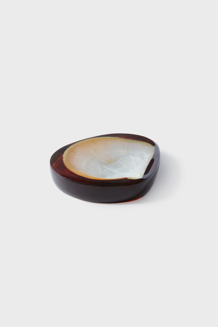 Tortoise Small Round Caviar Dish