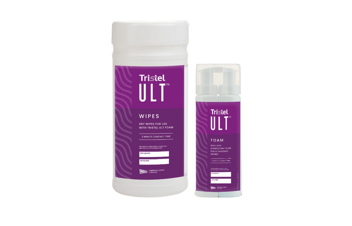 Tristel ULT ultrasound probe cleaner - Wipes and Foam