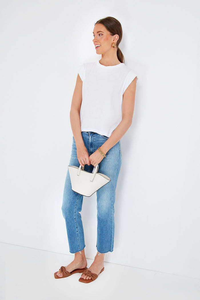 True White The Peak Shoulder Tee