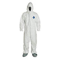 Tyvek Coverall with Hood and Skid-Resist Boots - IVF Store
