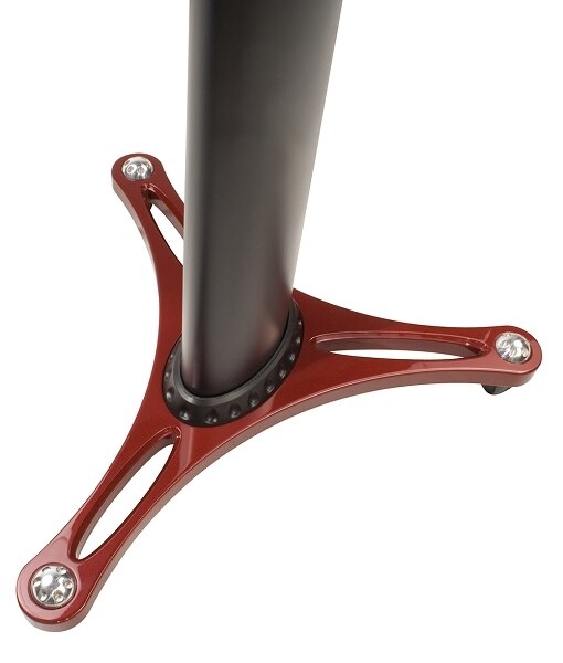 Ultimate Support MS-90 Second-Generation Column 36 Studio Monitor Stands, Pair, Red" - Audiofeen